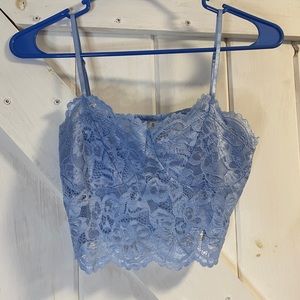 Blue Lace Tank Top💙
